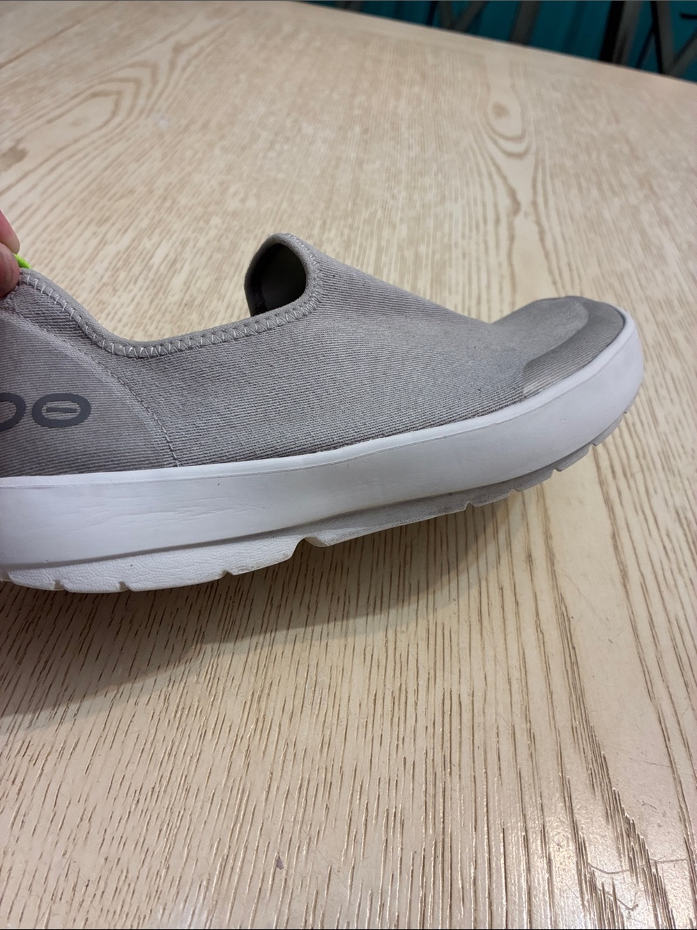 Women’s OOFOS OOmg eeZee Low Slip-On Sneaker Shoes (Grey) - Picture 13 of 13